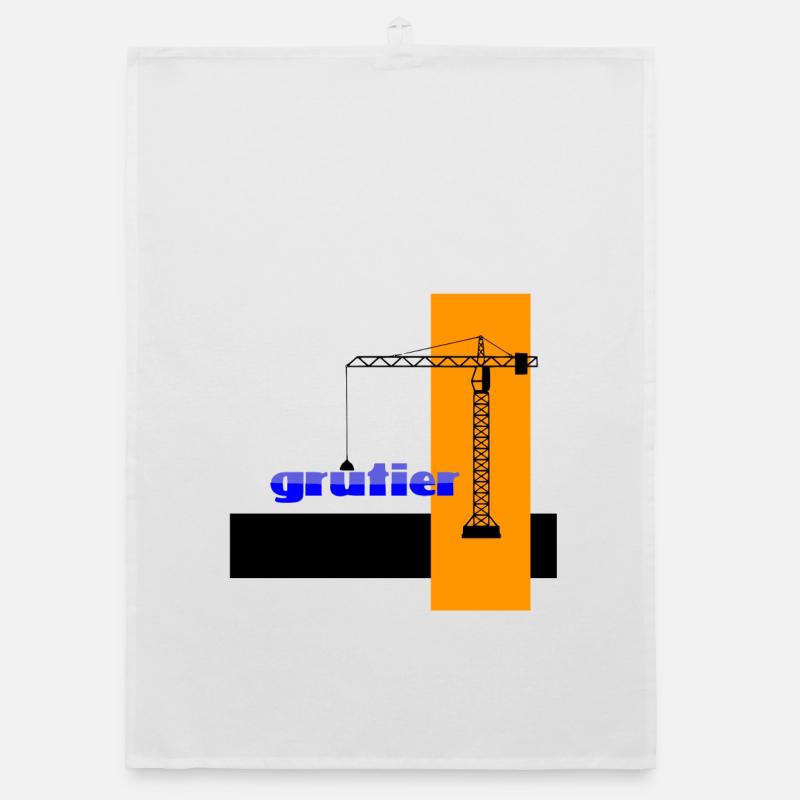 Crane operator Organic dish towel