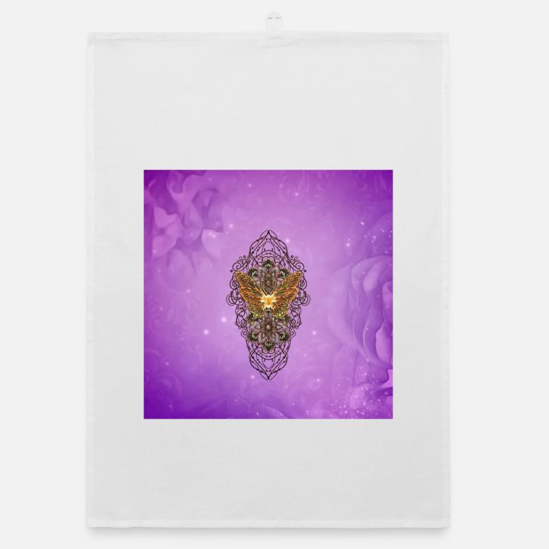 Wunderbare, elegante Schmetterlinge Organic Geschirrtuch