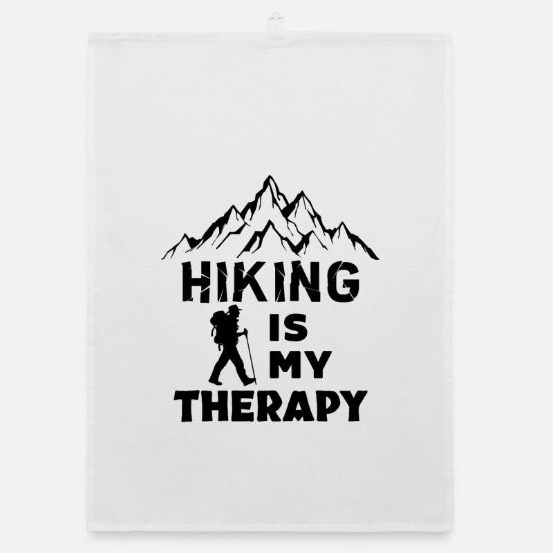 Hiking Statement Hiker Hike Nature Experience Organic dish towel