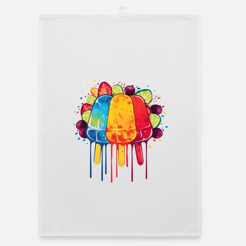 Popsicles Organic dish towel