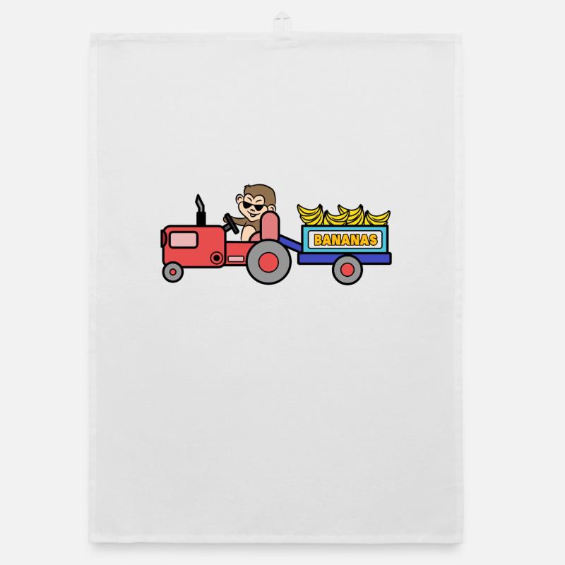 Landwirtschaft Traktor Biobauer Ackerbau Bauer Organic Geschirrtuch