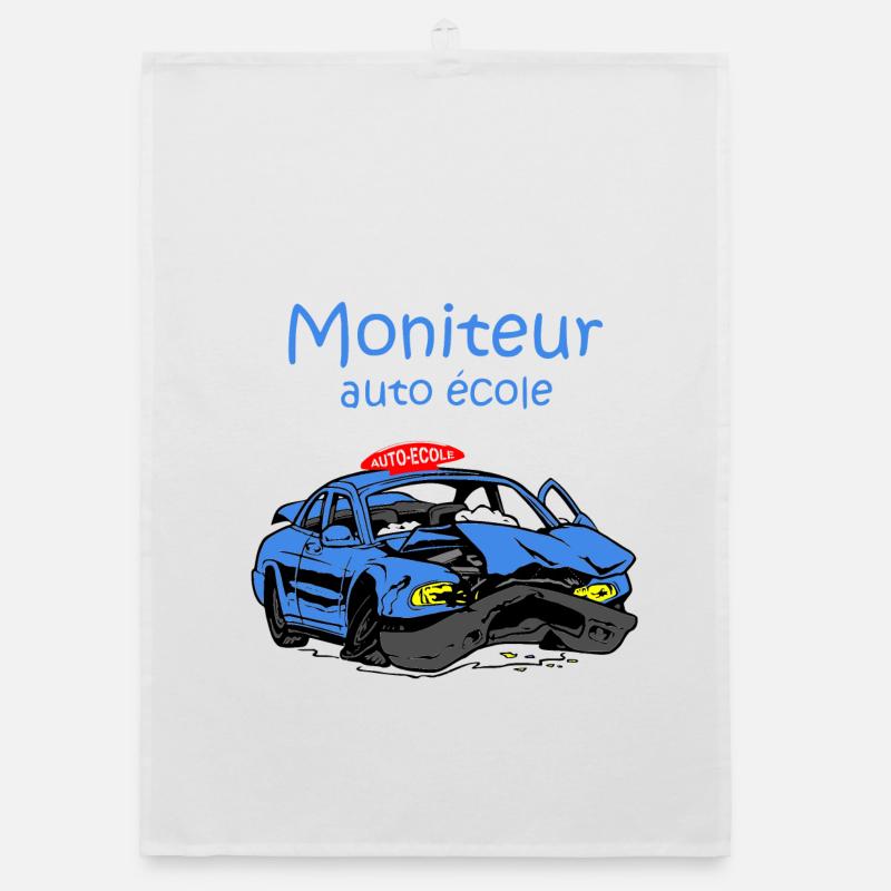 Moniteur auto-école Torchon bio