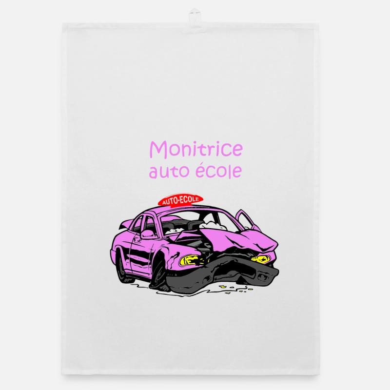 Monitrice auto-école Torchon bio