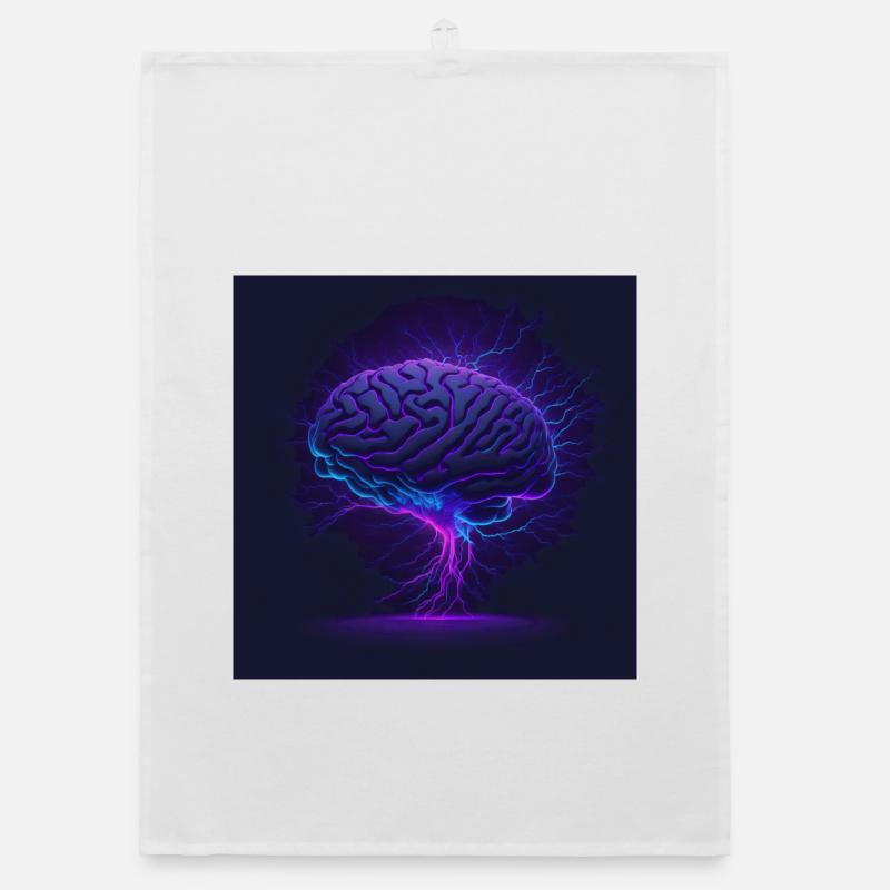 Brain Organic dish towel