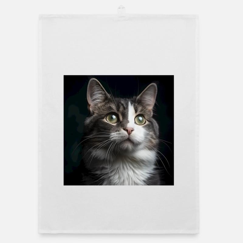 Cat Organic dish towel