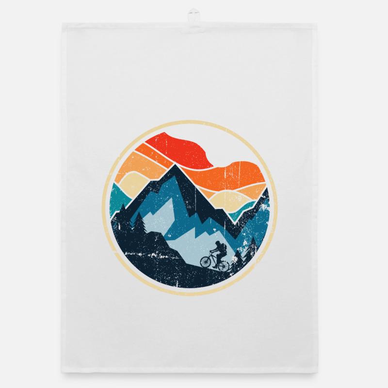 Sunset Ridge MTB-Abzeichen Organic Geschirrtuch