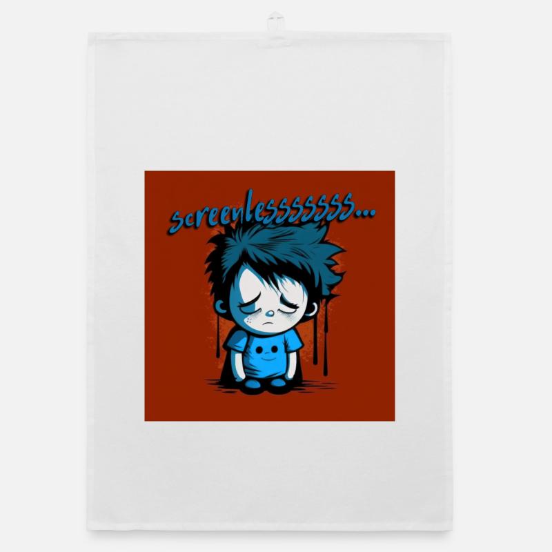 Geek - Screenlessssss 01 Organic dish towel