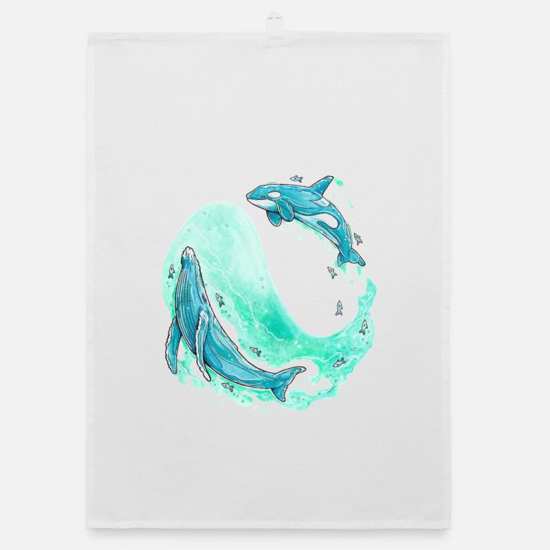 Vague de baleine Torchon bio