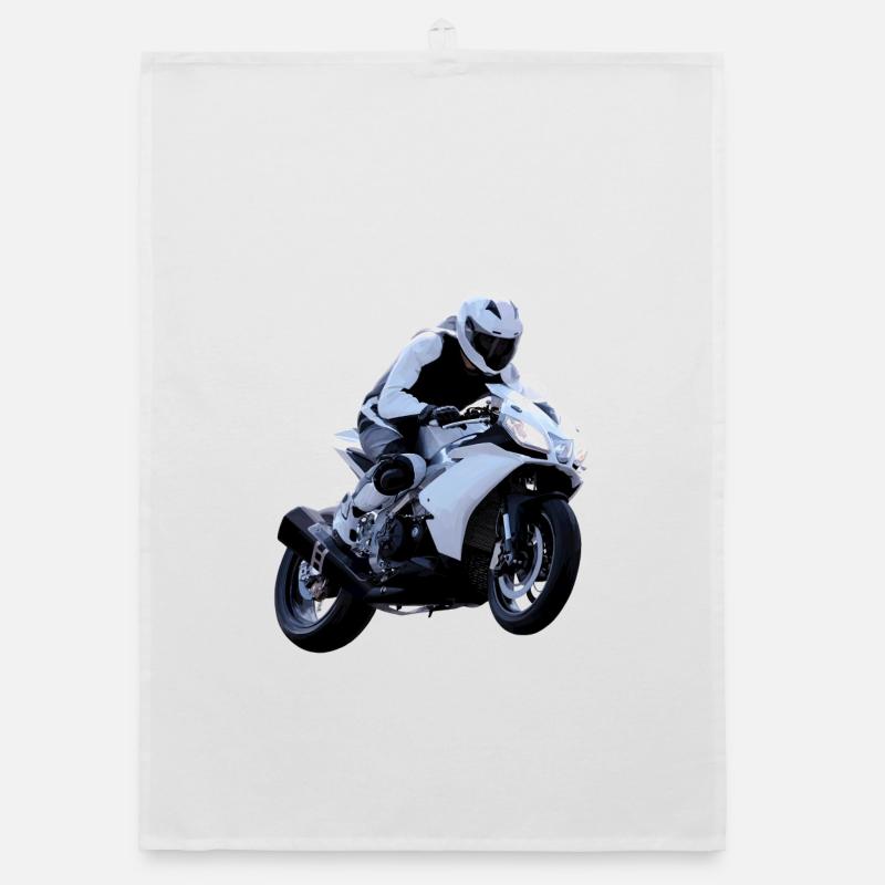 Motorcycle Organic dish towel
