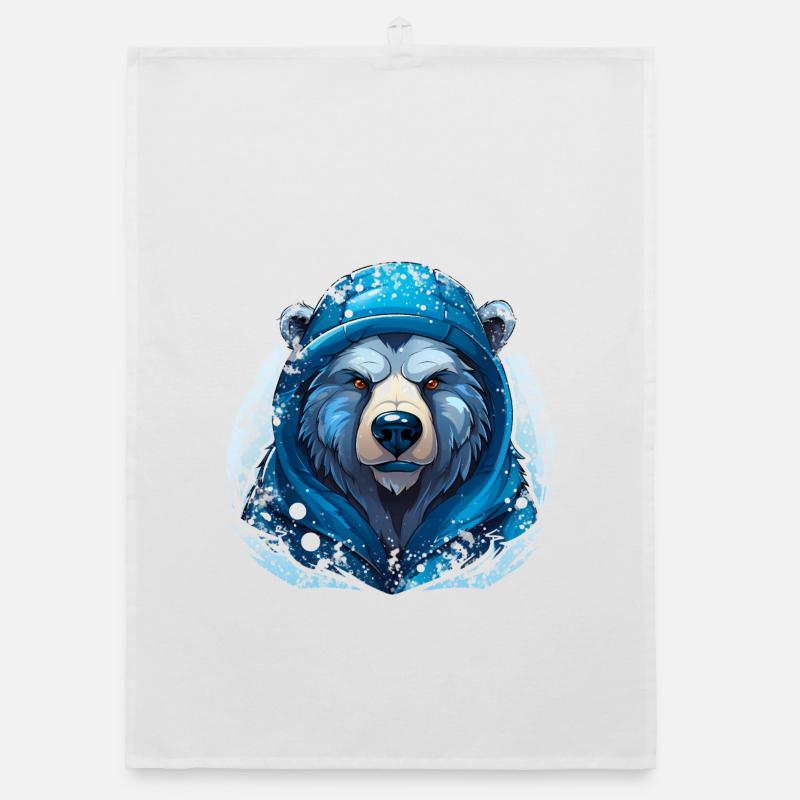 Ours des neiges Torchon bio