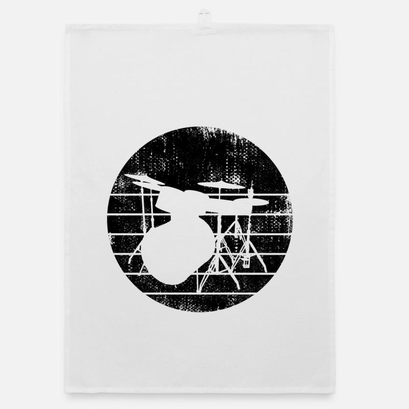 Percussion Drawing Organic dish towel