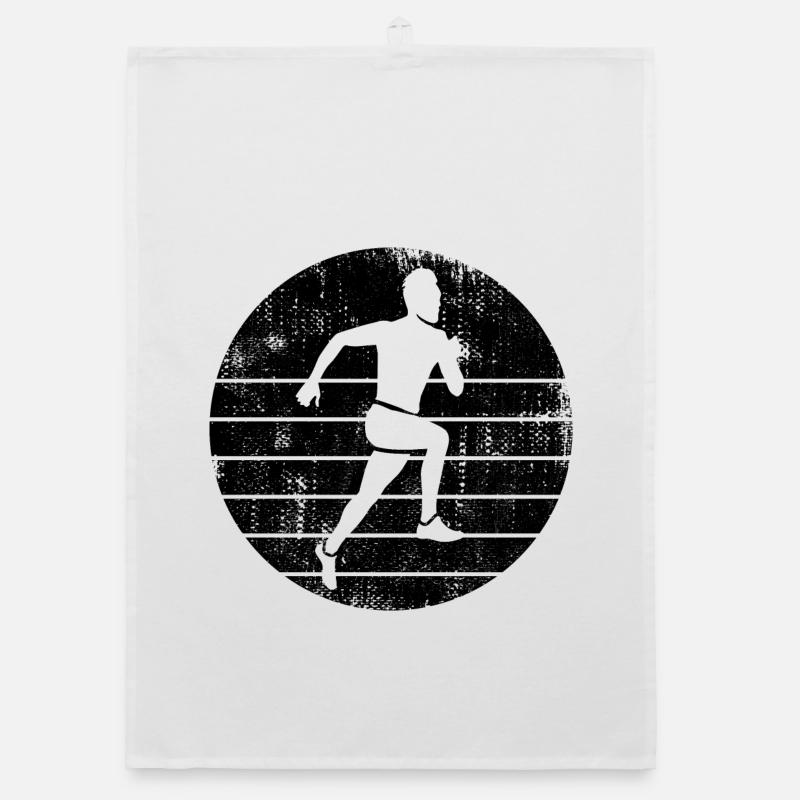 Runner Sketch Organic dish towel
