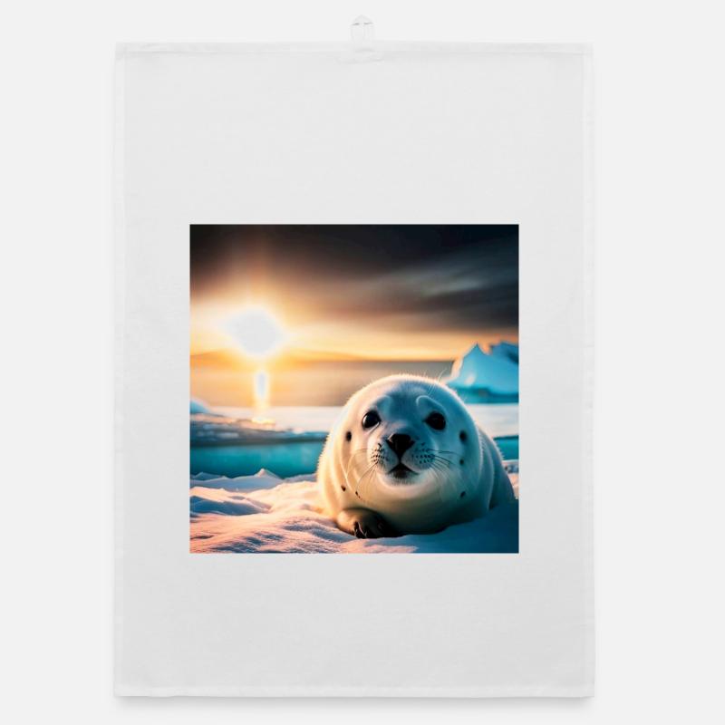 Bébé Phoque Torchon bio