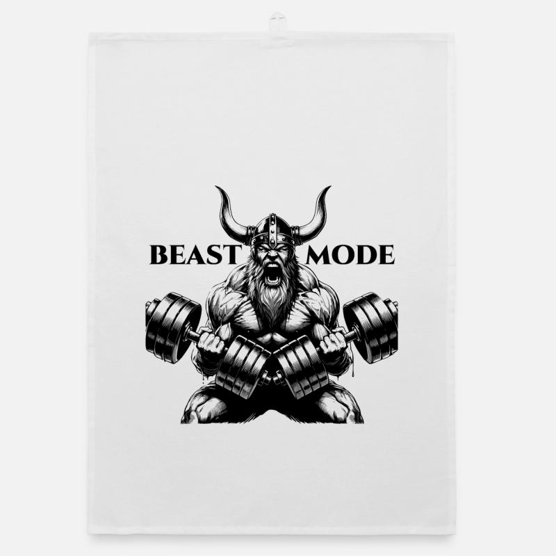 Viking Dumbbell Training Biceps Geschen Organic dish towel