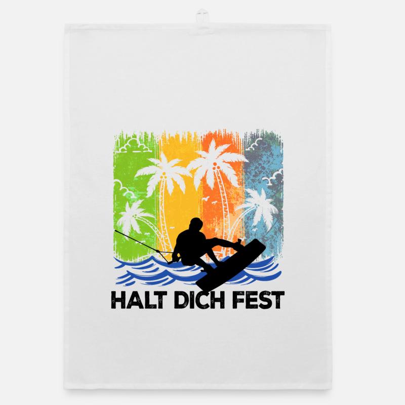 Wakeboard Kitesurfer Statement Surf Stunt Wave Torchon bio