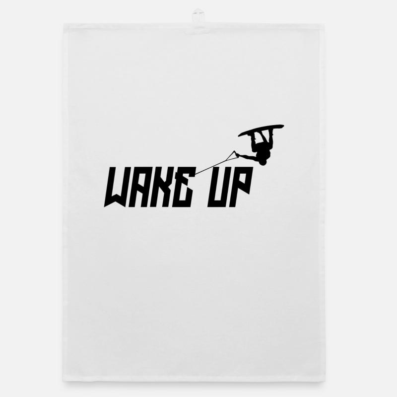 Kitesurfer Statement Stunt Wakeboard Surf Torchon bio