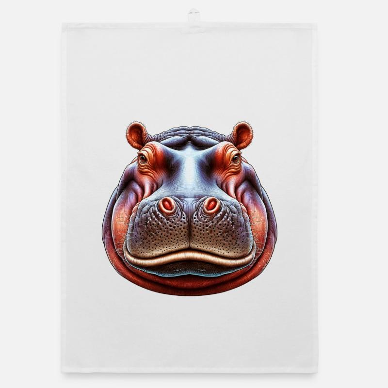 Nilpferd Organic Geschirrtuch