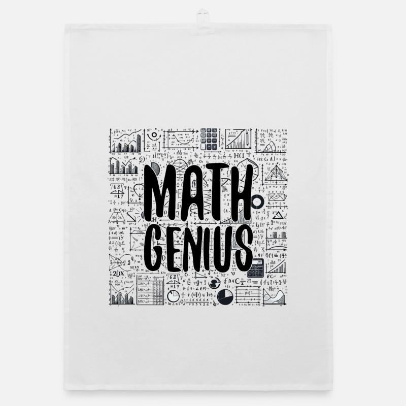 Math Genius Math Genius Math Gift Organic dish towel