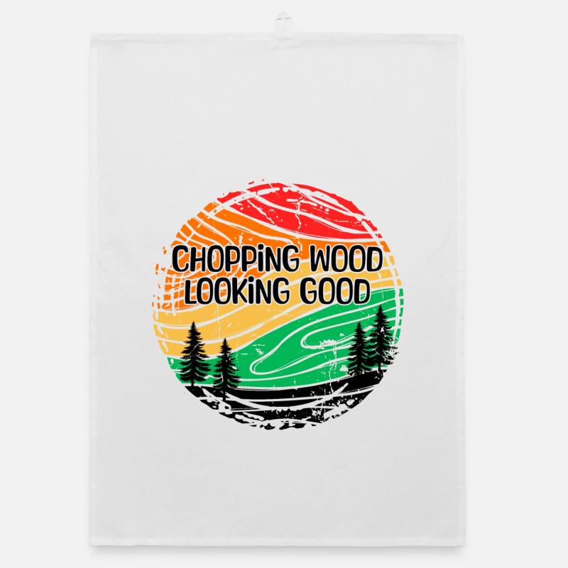 Bûcheron arbre foresterie déclaration bois boiseries Torchon bio