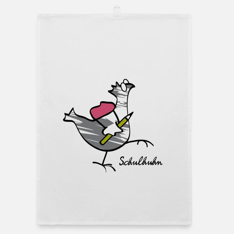 RIKELS First Year School Chicken for the School Cone Organic dish towel