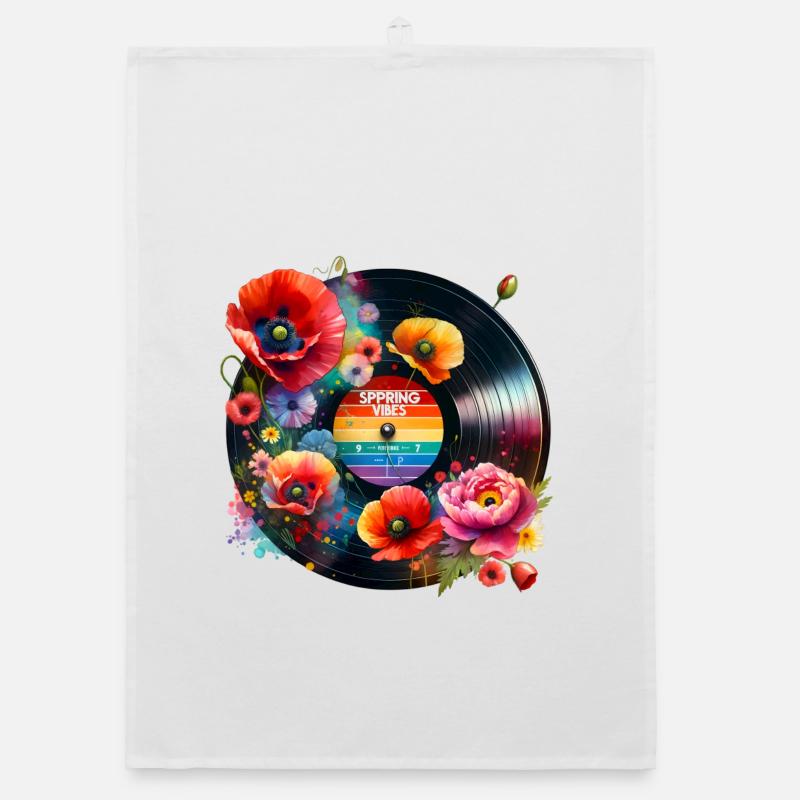 Spring Vibes Organic dish towel