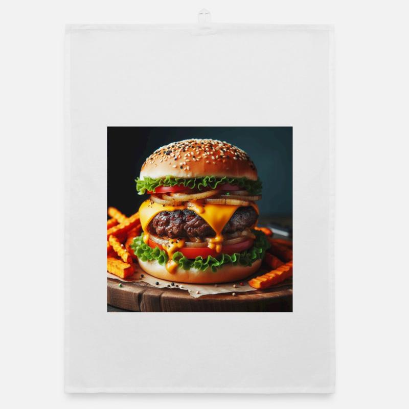 Full Burger Organic dish towel