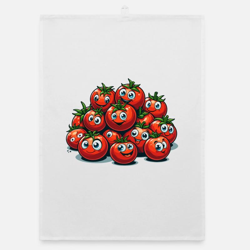 Tomato Tomato Funny Witty Gift Organic dish towel