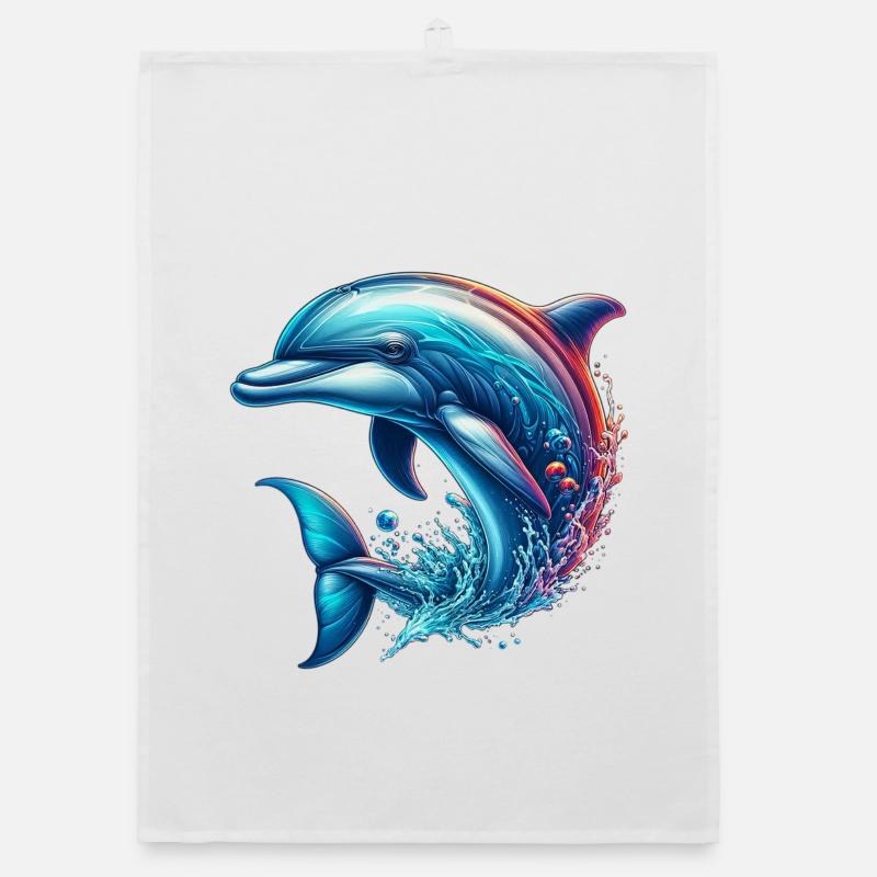 Dolphin Organic dish towel