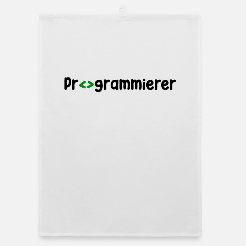 Programmierer Developer Webentwickler Skripting Organic Geschirrtuch