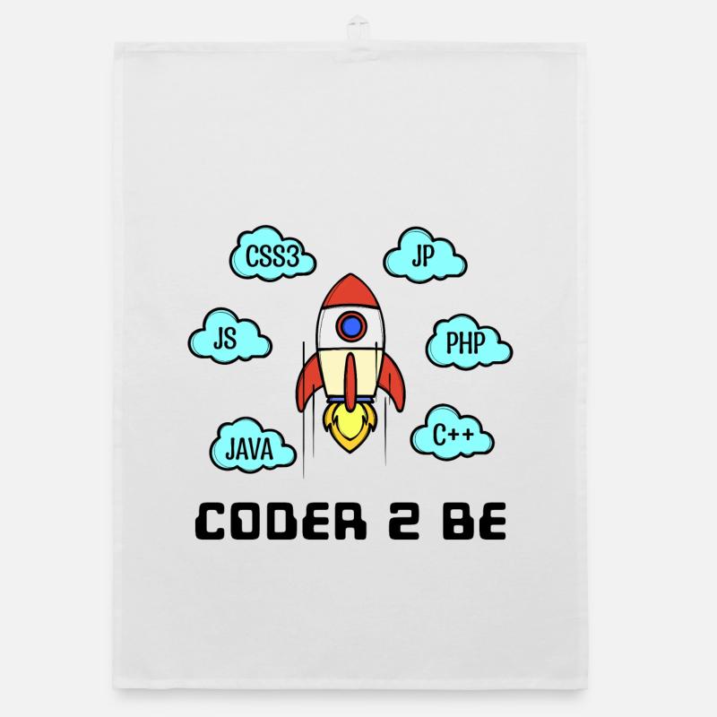Open Source Developer Css C++ Php Java Coden Organic Geschirrtuch