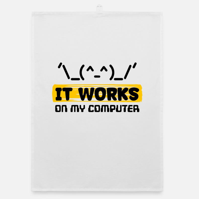 Coden Skripting Computerfreak Developer Statement Organic Geschirrtuch