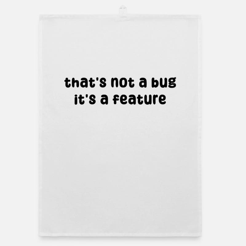 Developer Geek Bugs Code Informatik Statement Organic Geschirrtuch