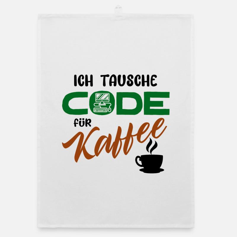 Programmer Software Developer Code Organic dish towel