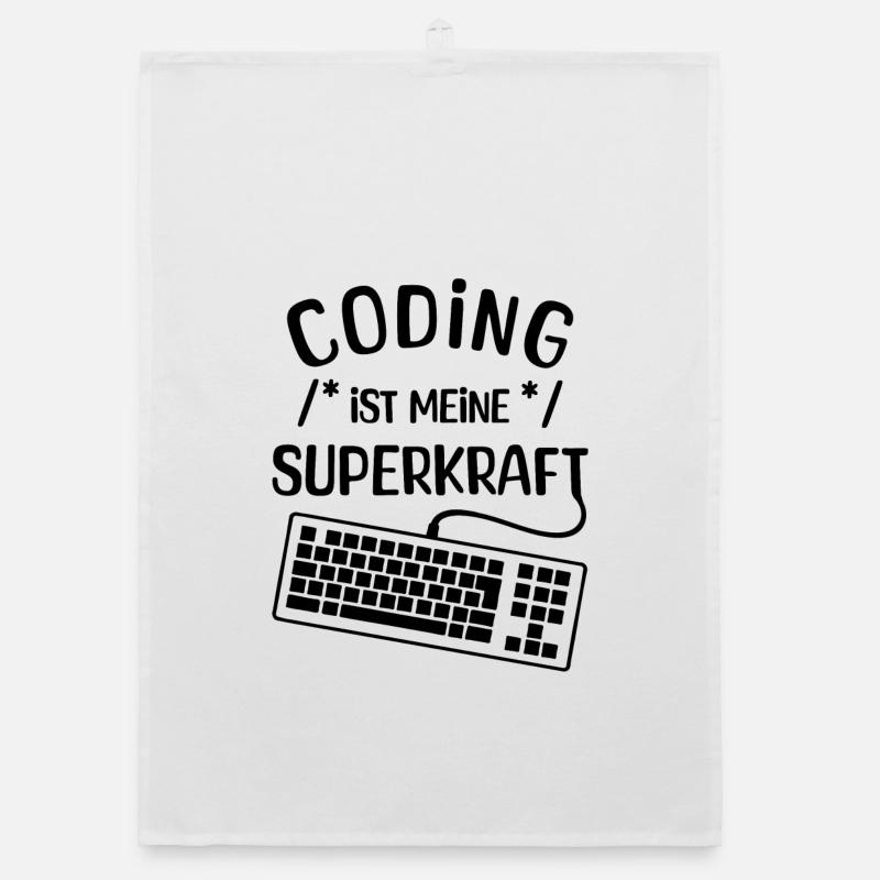 Computer Code Statement Developer Computergeek Organic dish towel