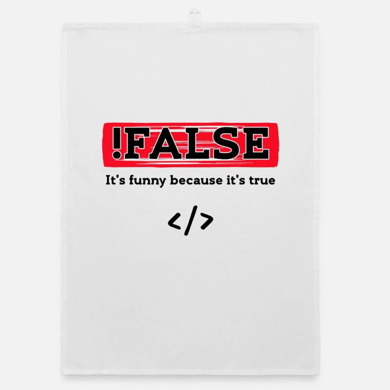 Code Debug Programmer Developer Funny Sayings Organic dish towel