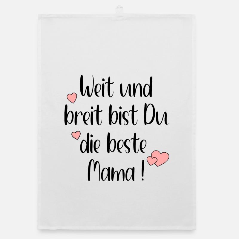 MUTTERTAGSSPRÜCHE MAMA KIND Organic Geschirrtuch