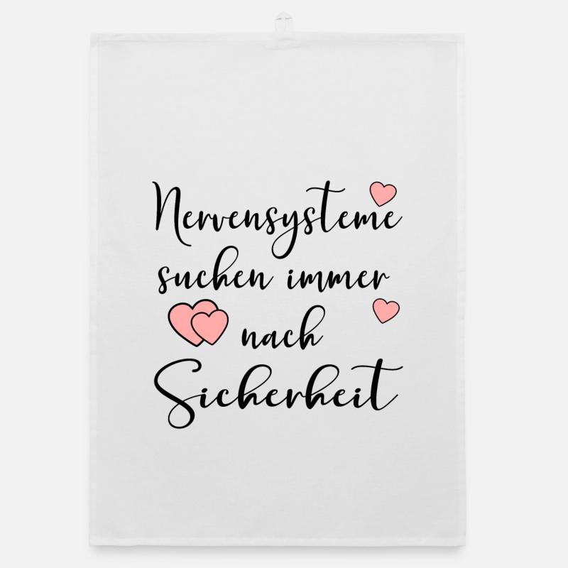 NERVENSYSTEME SICHERHEIT Organic Geschirrtuch