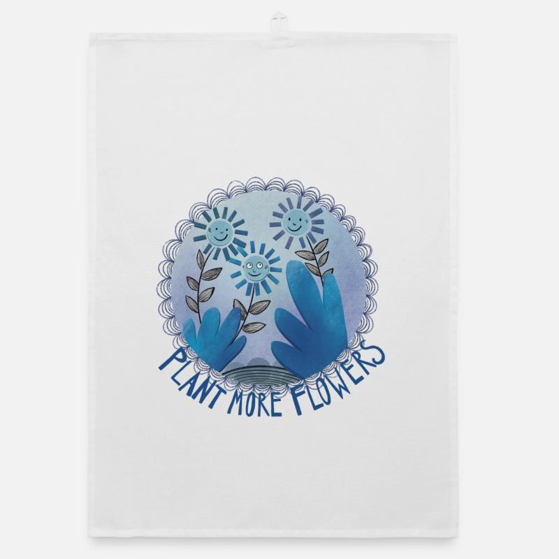 Plantez plus de fleurs Torchon bio