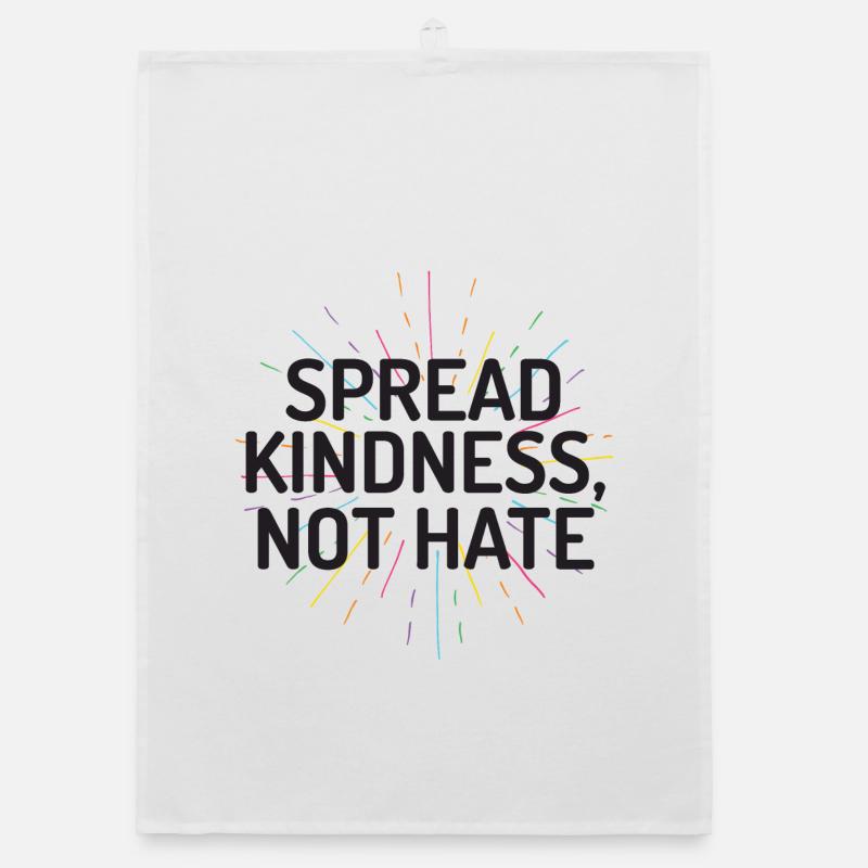 LGBT Pride Month - Spread Kindness Not Hate Organic dish towel