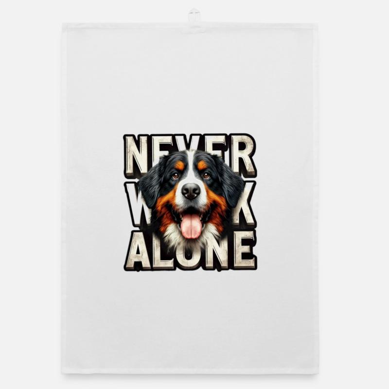 Bernese mountain dog Organic dish towel