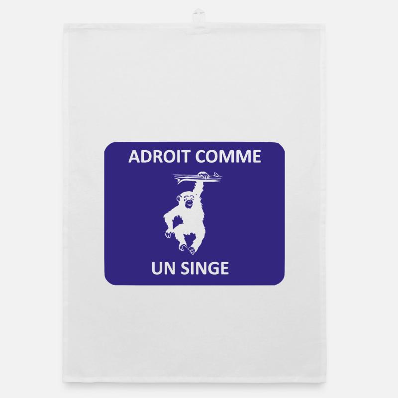 Dexterous as a monkey Organic dish towel