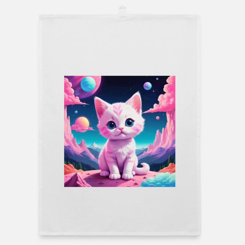 Chatons sur des planètes étrangères Torchon bio