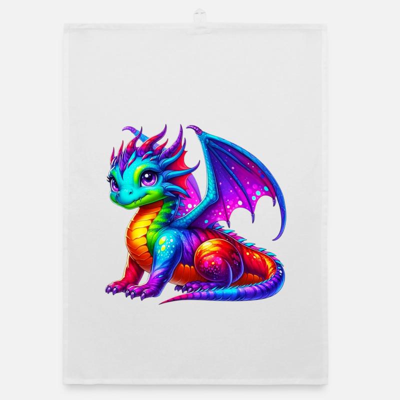 Drache Organic Geschirrtuch