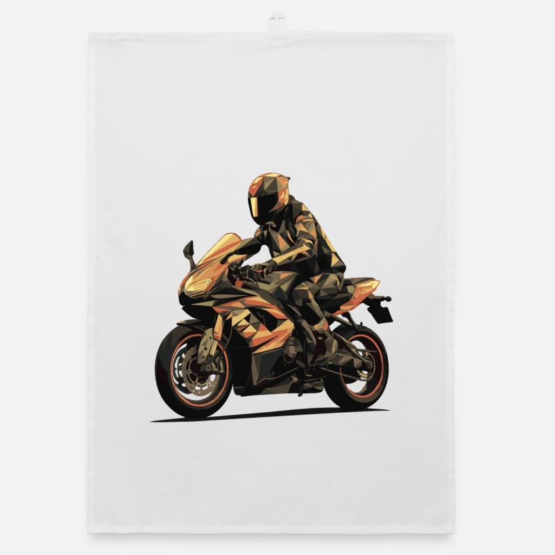 Der Biker Organic Geschirrtuch