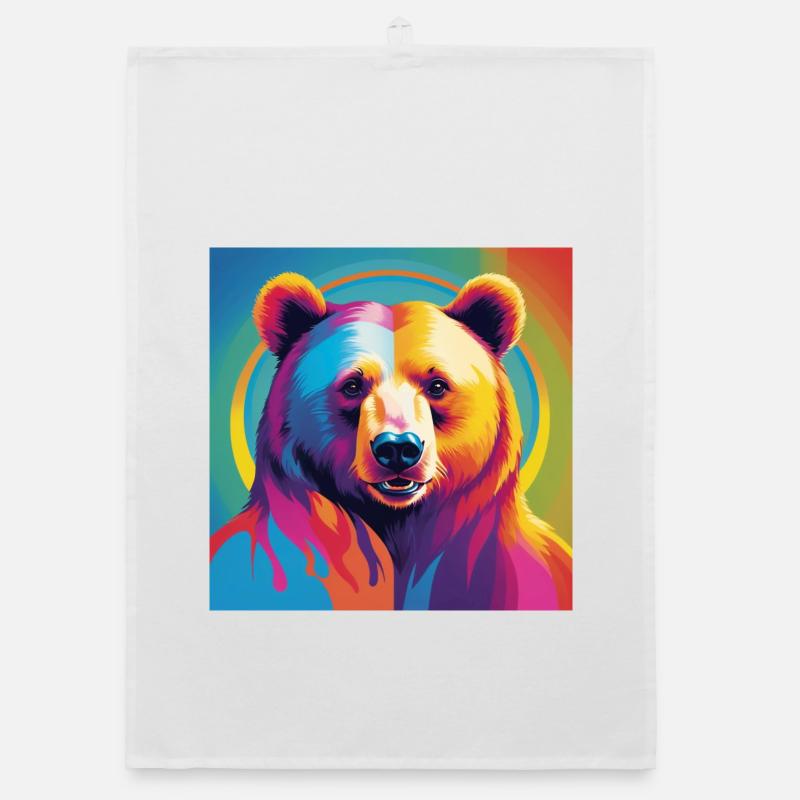 Pride Bear Organic Geschirrtuch