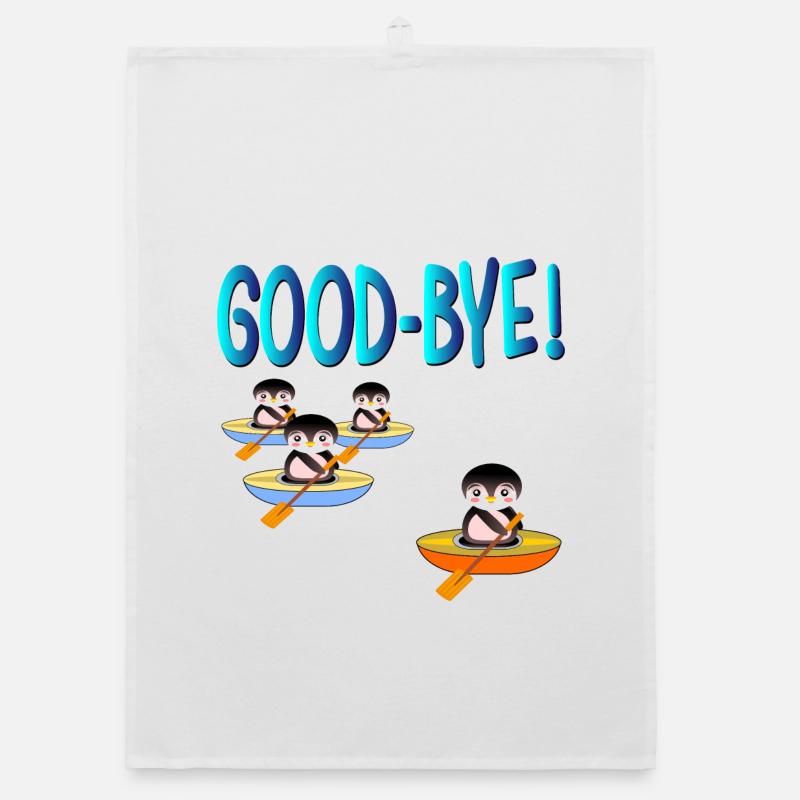 GODD-BYE ABSCHIED Organic Geschirrtuch