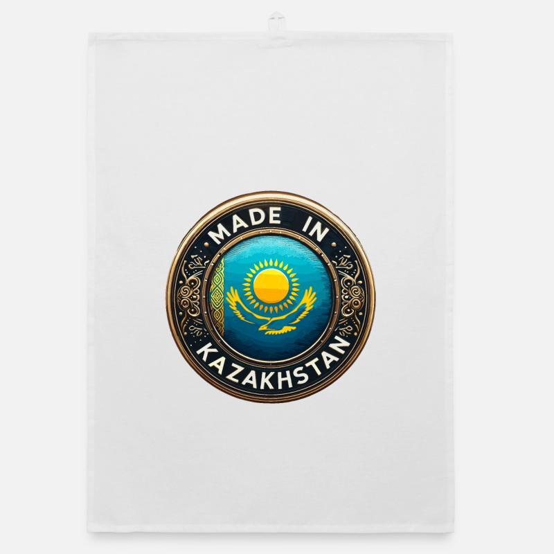 Made in Kazakhstan Eagle Gift Organic dish towel