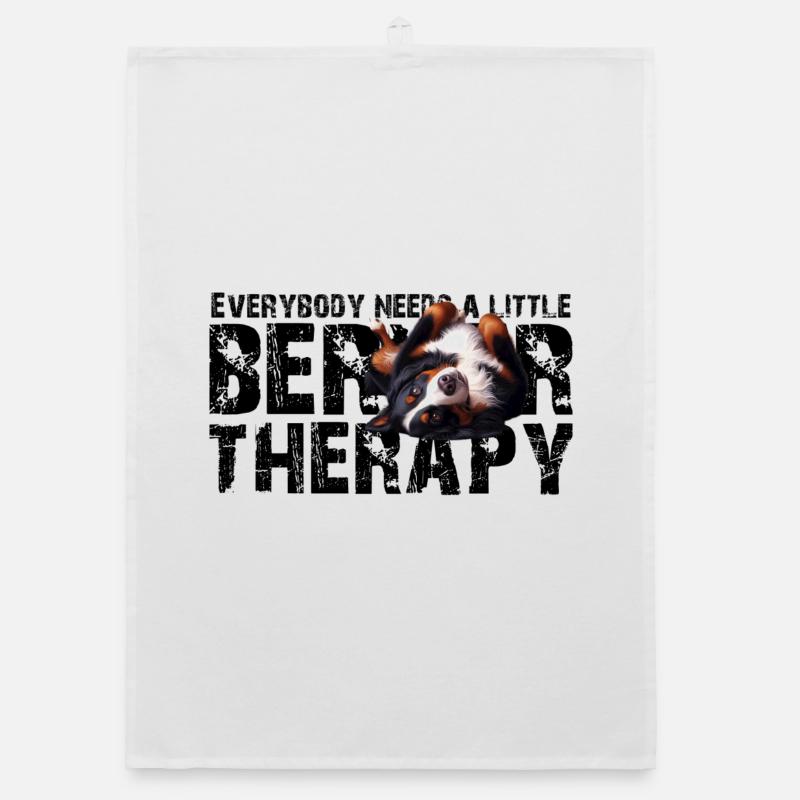 Bernese mountain dog Organic dish towel