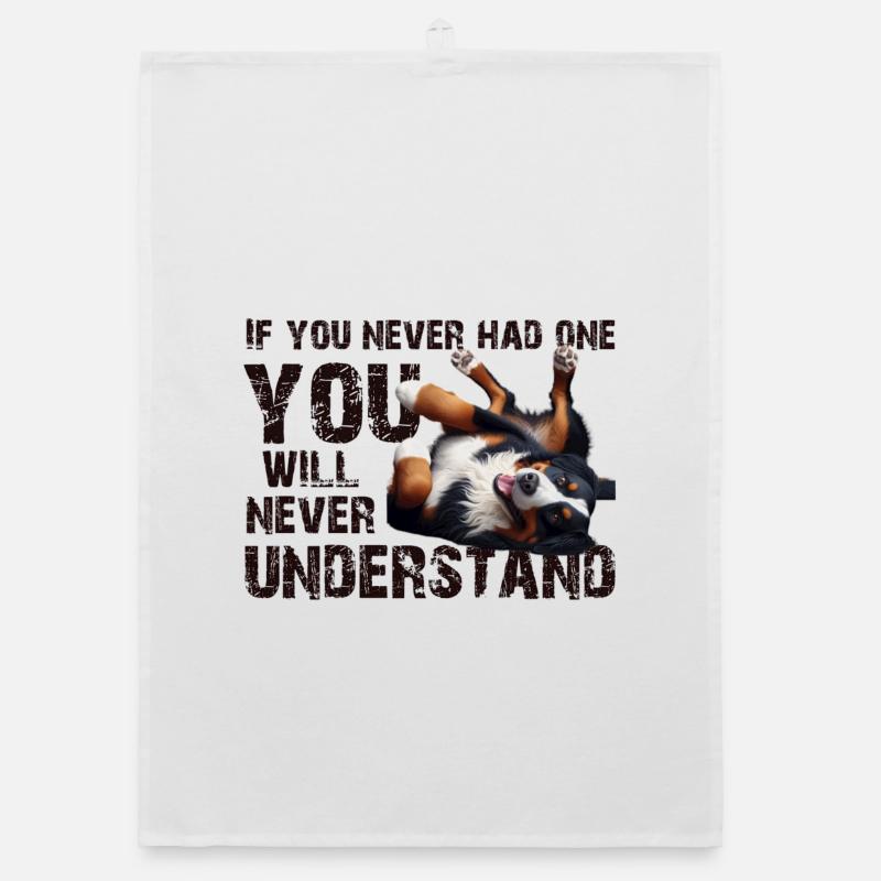 Bernese mountain dog Organic dish towel