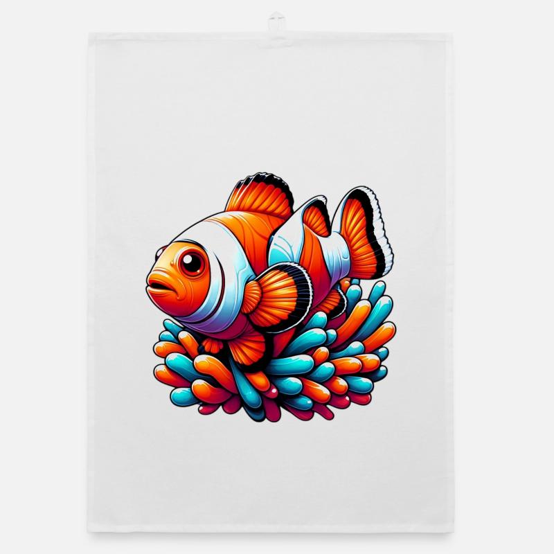Clownfisch Organic Geschirrtuch